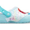 Crocs (GS) Fun Lab Dřeváky Disney Little Mermaid „Sky Blue White“ 206281-4O9