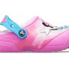 Crocs (GS) Fun Lab Disney Minnie lemované dřeváky „Pink Blue“ 206554-6QQ