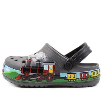 Crocs (GS) Fun Lab Train Band Clogs „Grey Multi“ 205516-0DA