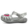 Crocs (GS) Isabella Glitter Flat Sandals „Grey Silver“ 205038-040