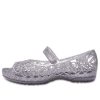 Crocs (GS) Isabella Glitter Peep Toe Sandály „Silver“ 202602-040