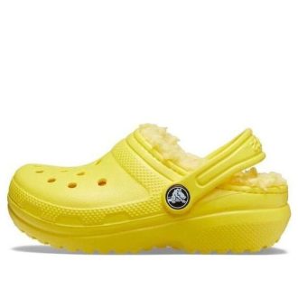Crocs (GS) Klasické lemované dřeváky „Yellow“ 203506-7C1