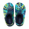 Crocs (GS) Klasické lemované mramorované dřeváky „Blue Tie Dye“ 207238-4HQ