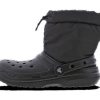 Crocs (GS) Klasické lemované Neo Puff Boots „Core Black“ 207940-001