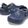 Crocs (GS) Klasický lemovaný třpytivý dřevák „Blue“ 207010-459
