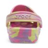 Crocs (GS) Klasické mramorové dřeváky „Pink Yellow“ 207002-6SO