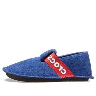 Crocs (GS) klasické pantofle „Blue Red“ 205349-4O5