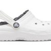 Crocs (GS) Klasické podšité dřeváky „White Grey“ 207009-10M