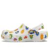 Crocs (GS) Klasické sezónní potiskové dřeváky „White Multi“ 207345-94S