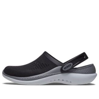 Crocs (GS) LiteRide 360  dřeváky „Black Grey“ 207021-0DD