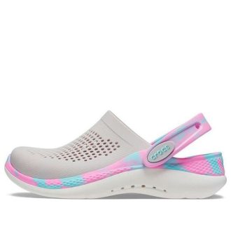 Crocs (GS) Literide 360  Marbled Clogs „Grey Pink Blue“ 207668-1DU
