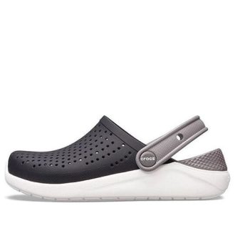Crocs (GS) LiteRide dřeváky „Black Grey White“ 205964-066