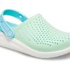 Crocs (GS) LiteRide dřeváky „Neo Mint White“ 205964-3TM