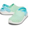 Crocs (GS) LiteRide dřeváky „Neo Mint White“ 205964-3TM
