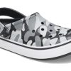 Crocs (GS) Off Court tištěné dřeváky „Grey Black White“ 209150-066