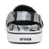 Crocs (GS) Off Court tištěné dřeváky „Grey Black White“ 209150-066