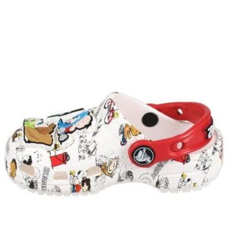 Crocs (GS) Peanuts Classic Clogs „White Red“ 208631-94S