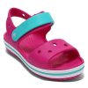 Crocs (GS) Sandály se zapínáním na pásek Crocband „Pink Blue“ 12856-6LH