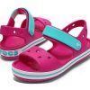 Crocs (GS) Sandály se zapínáním na pásek Crocband „Pink Blue“ 12856-6LH