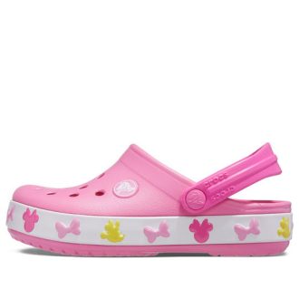 Crocs (GS) x Disney dřeváky Mickey a Minnie Mouse „Pink White“ 206800-04