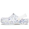 Crocs (GS) x Liberty London Classic Clogs „White Blue“ 206514-100