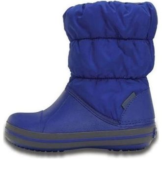 Crocs (GS) Zimní nadýchané boty „Blue“ 14613-4BH