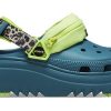 Crocs Hiker Xscape Animal Print Clog „Teal Green“ 208605-9DB