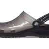 Crocs Jelly Crocs Transparentní černé unisex sandály 206908-001