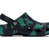 Crocs Kids Crocs Classic dřevák Sportovní sandály „Green Black“ 207017-4HQ