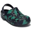 Crocs Kids Crocs Classic dřevák Sportovní sandály „Green Black“ 207017-4HQ
