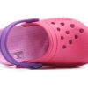 Crocs Kids Crocs Classic dřevák Sportovní sandály „Red Pink Purple“ 204991-66I