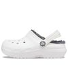 Crocs Kids Crocs Classic dřevák Sportovní sandály „White Grey“ 203506-10M