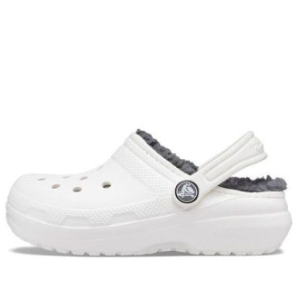 Crocs Kids Crocs Classic dřevák Sportovní sandály „White Grey“ 203506-10M