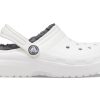 Crocs Kids Crocs Classic dřevák Sportovní sandály „White Grey“ 203506-10M