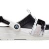 Crocs klasické dřeváky s přezkou na zip „Black White“ 208127-066