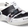 Crocs klasické dřeváky s přezkou na zip „Black White“ 208127-066