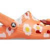 Crocs Klasické froté dřeváky „Oranžová“ 208892-84A