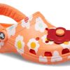 Crocs Klasické froté dřeváky „Oranžová“ 208892-84A
