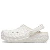 Crocs klasické lemované geometrické dřeváky „Bílé“ 210069-100
