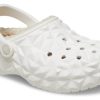 Crocs klasické lemované geometrické dřeváky „Bílé“ 210069-100