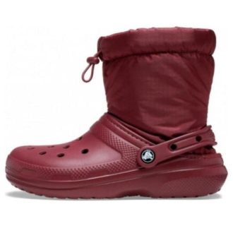 Crocs klasické lemované neo nafouknuté boty „červené“ 206630-612 Crocs klasické lemované neo nafouknuté boty „červené“ 206630-612