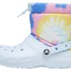 Crocs klasické lemované neo puff boty „Tie Dye Mineral Blue“ 207328-002