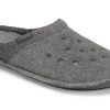 Crocs klasické pantofle Ležérní tlustší boty pro udržení tepla unisex šedá 203600-00Q