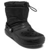 Crocs klasické podšívkované neo nafouknuté boty „černé“ 206630-060