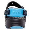 Crocs klasické terénní sandály „Black Light Blue“ 207711-0ZQ