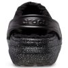 Crocs klasické třpytivé dřeváky „Black Silver“ 205842-067