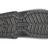Crocs klasické třpytivé dřeváky „Black Silver“ 205842-067