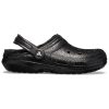 Crocs Klasické třpytivé dřeváky „Černé“ 205842001