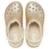 Crocs klasické třpytivé dřeváky „zlato bílá“ 205842-93S