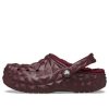 Crocs lemované geometrické dřeváky „Dark Cherry“ 210069-6WD